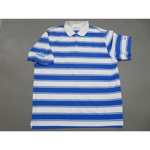 Duke Blue Devils Shirt Mens 2XL Blue White Stripe NCAA Basketball Nike Dri Fit